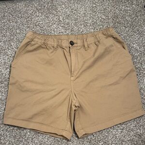 Chubbies Men's Tan Flat Front Shorts
